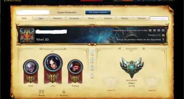Conta League of Legends Atualmente Prata 1 70k de ip