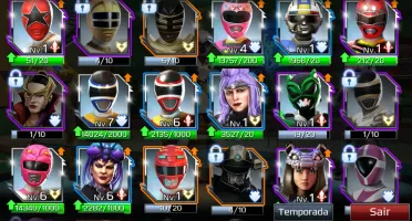 :Conta Power Rangers Legacy Wars: