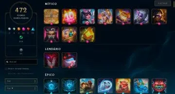 Conta Mestre Lol / Full Acesso Dados De Criação / Lvl 473 /