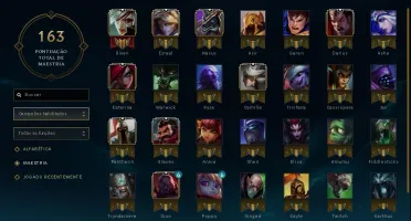 CONTA LEAGUE OF LEGENDS OURO 5 - MMR ALTO