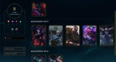 CONTA LEAGUE OF LEGENDS OURO 5 - MMR ALTO