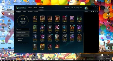 CONTA  UNRANKED [ 46 CHAMPS ] - [ 6 SKINS ] - 3 RUNE PAGES
