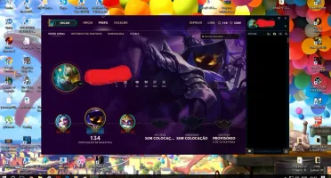 CONTA  UNRANKED [ 46 CHAMPS ] - [ 6 SKINS ] - 3 RUNE PAGES