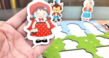 Jogo de Encaixe Chapeuzinho Vermelho Personalizado