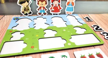 Jogo de Encaixe Chapeuzinho Vermelho Personalizado