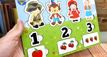 Jogo de Encaixe Chapeuzinho Vermelho Personalizado