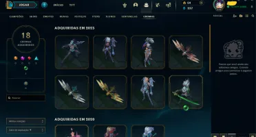 Conta Beta Valorant com 5 skins de faca + League of Legends