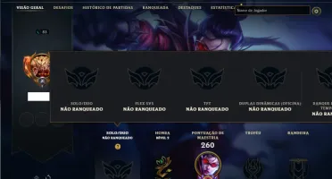 Unranked com 110 Champs e 54 Skins ( MAIN ADC )