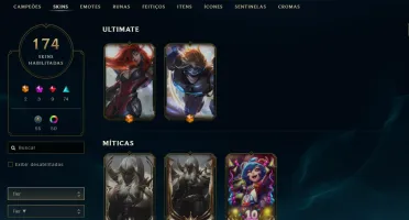 Conta Lol Lv619 Diamante