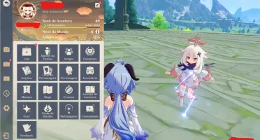 Conta Genshin Impact AR49 - Ganyu + Klee - Armas 4*