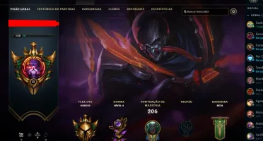 Conta de lol LVL 132 OURO 2 MONO PYKE
