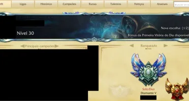 Conta Diamante V Season 5,114 Champs,13 Skins,13 Pag. Runas