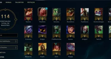 Conta nv. 30 unranked, 18 campeões, email não verificado