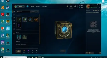Conta LoL Ouro 3 Com 3 Skins Barata