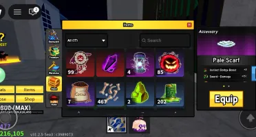 Blox Fruits Max 2800 + V4 + Rare Accessories + Mythical B004