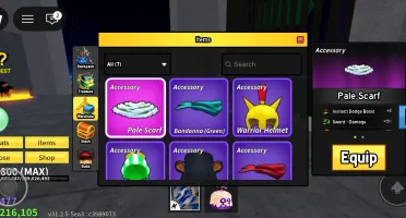 Blox Fruits Max 2800 + V4 + Rare Accessories + Mythical B004