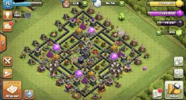 conta clash of clans