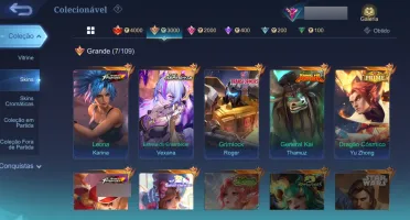 Conta mobile Legends