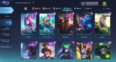 Conta mobile Legends