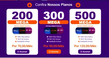 Site pronto para provedor de internet em Wordpress