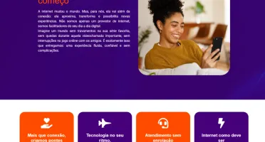 Site pronto para provedor de internet em Wordpress