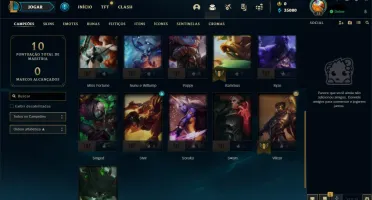 Conta LoL, Prata II, Fragmentos Raros
