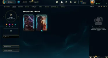 Conta LoL, Prata II, Fragmentos Raros