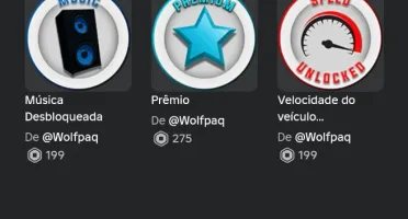 Conta roblox.