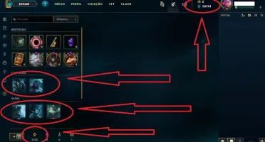 Conta lol Platina 4 com 57V e 14D, MMR Altíssimo.
