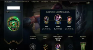 Conta prata 4 com 62 skins e 117 champs