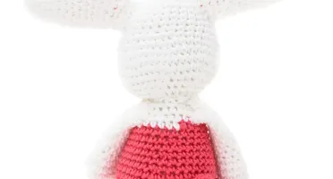 Coelha Bailarina em Amigurumi