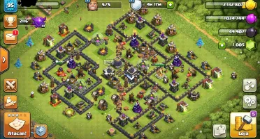 Clash of Clans conta Cv9 full 1000gemaa