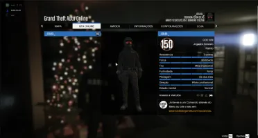UP GTA ONLINE │ 50 BILHÕES │ LVL 8000 │ MELHOR PREÇO DA DFG