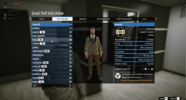 UP GTA ONLINE │ 50 BILHÕES │ LVL 8000 │ MELHOR PREÇO DA DFG