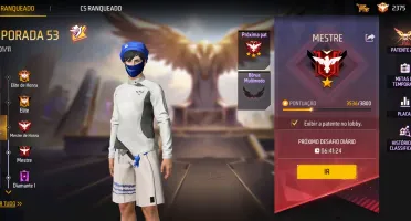 🔥 Queima Total! Conta Ff Mestre + Mp40 Evolutiva — Só R$30!