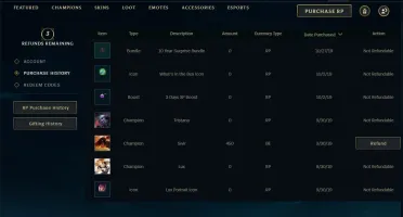CONTA UNRANKED LEAGUE OF LEGENDS LV32