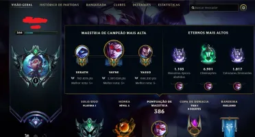 Vendo conta de LOL