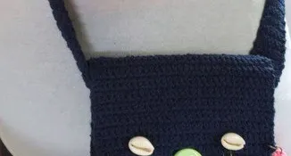 Bolsa Hippie / Porta Celular em Crochê
