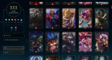 Conta Lol | 333 Skins | Season 2012 | 100% Segura