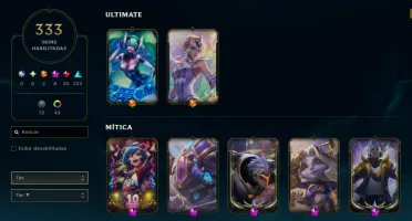 Conta Lol | 333 Skins | Season 2012 | 100% Segura