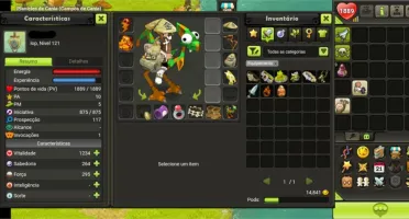 CONTA DOFUS TOUCH BRUTAS - IOP 121+ ITENS