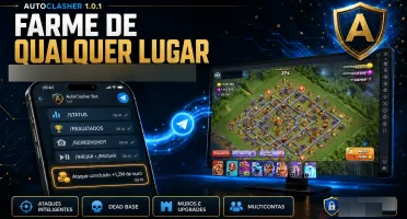 Bot para Clash of Clans PC Farm Automático Multi Contas