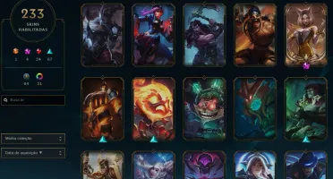 Conta Lol - 233 skins plat 4 S3 todos champs