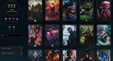 Conta Lol - 233 skins plat 4 S3 todos champs