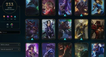 Conta Lol - 233 skins plat 4 S3 todos champs