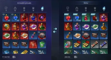 SA93 Conta Mir4 Lvl 70 80K Power 2 Pet Epicos