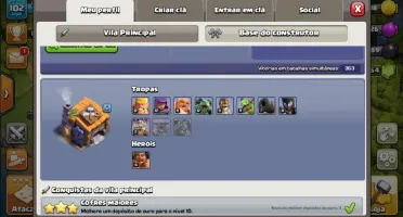 Clash of clans cv9 semi full 5k gemas