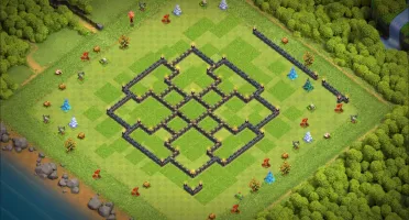 Clash of clans cv9 semi full 5k gemas