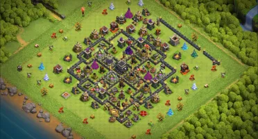 Clash of clans cv9 semi full 5k gemas