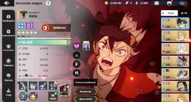 Conta Black Asta 5* + carta 5* /Rei Mago + carta 1* E mais
